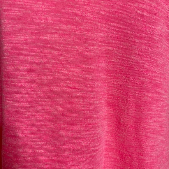 Decree Racerback Neon Pink Tank Top with Crochet Accents - Picture 3 of 10